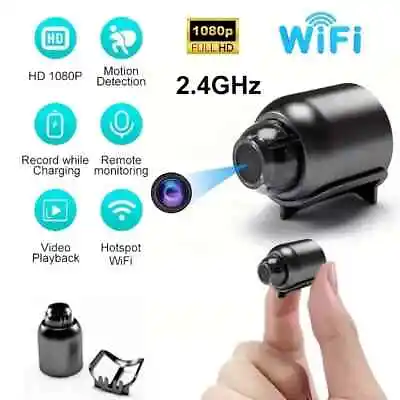 Camaras Espias De Seguridad Wifi Casa Coche Inalambrica Con Audio Y Video 1080P • $14.98