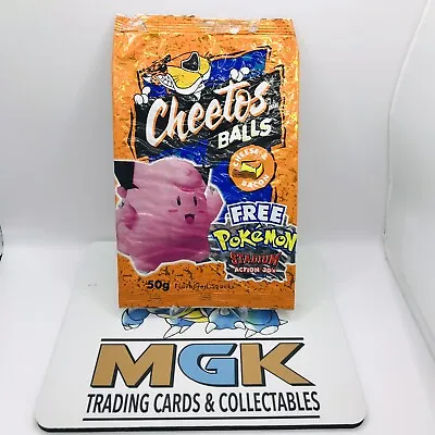 HOLY GRAIL Pokemon Stadium Action 3D Tazo Cheetos Balls Chip Packet ￼2000 Promo • $11500