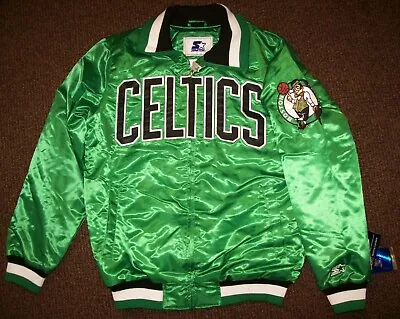 $105.99 • Buy BOSTON CELTICS NBA STARTER Full Zip Jacket GREEN M L XL