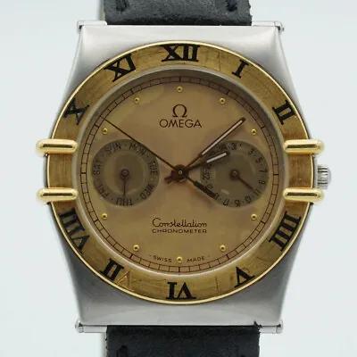 Omega Constellation Quartz Men's Watch Steel 32MM Vintage 396.1070 RAR Date • $1230.95