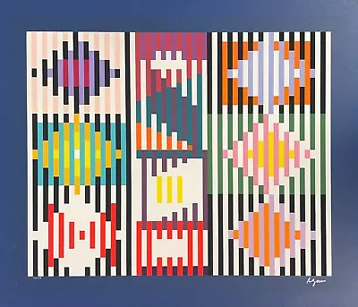 Yaacov Agam  Beyond  Original Hand Signed Serigraph In Colors From EA Edition • $1450