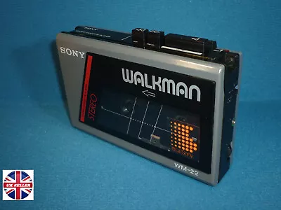Vintage / Retro Sony Walkman WM-22 Working Personal Cassette / Tape Player 80's • £19