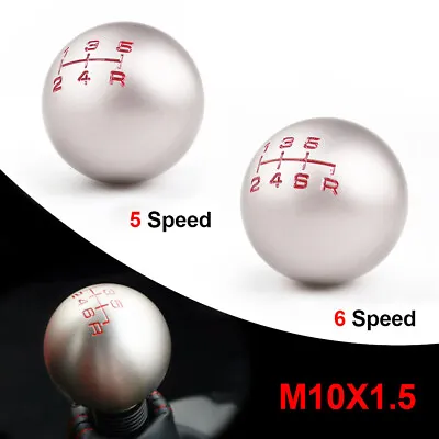 Aluminum 5/6 Speed Ball Shape Shift Gear Knob For Civic FD2 FN2 EP3 TYPE R DC2 • $22.20