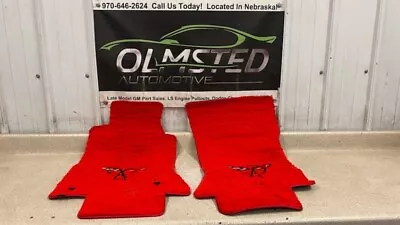 97 04 Corvette C5 Lloyds Mats Floor Mat Red Front Driver Passenger RH LH • $89.99