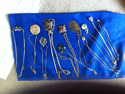 £3.99 • Buy House Clearance  Jewellery  Job Lot Mixed Age Mixed Material Pendant And Chains