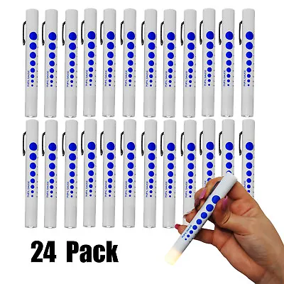 £26.69 • Buy 24 Pack Qualicare First Aid LED Medical Nurse Doctor Pupil Gauge Pen Torch Light