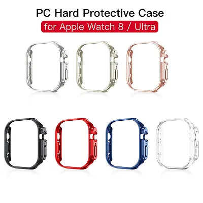 $10.89 • Buy PC Hard Apple Watch Case For Apple Watch Series 8 Ultra 49MM 7 41MM 45MM Bumper