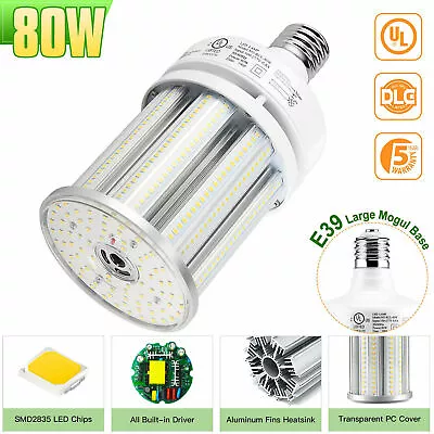 350W MH/HPS Replacement 80W LED Corn Cob Light Bulb 11500LM 5000K E39 Mogul Base • $47.02