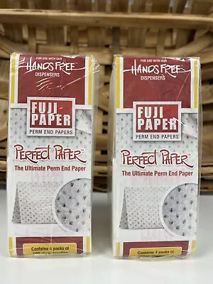 $26.95 • Buy Lot Of 8 Packs Fuji Paper Perm End Papers Jumbo Size 2.5  X 4  500 Sheet Bundles