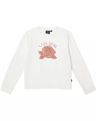 Brand New Girls Vans Rose Camo Crew Sweatshirt Marshmallow Size M (10-12) • £28.95