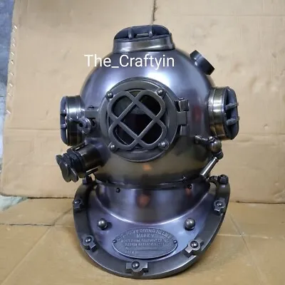 £132 • Buy Scuba Diving Divers Sea Deep Full Size 18  Inch Navy Mark Marine Helmet Gift