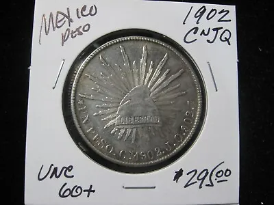 1902 Cn JQ MEXICO PESO NICE UNCIRCUALATED • $289.99