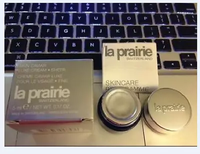 La Prairie Skin Caviar Luxe Cream Sheer 5ml /.17oz In A Jar Sealed Cap BNIB • $45.99