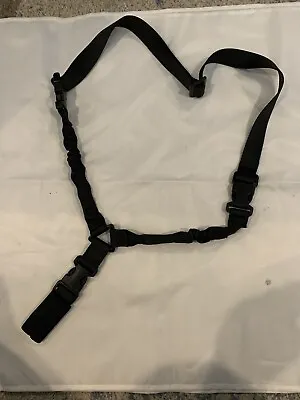 Black Single Point Rifle Sling With Quick Disconnect GET IT FAST ~ US SHIPPER • $11.99