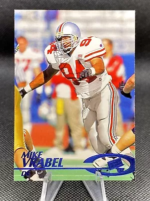 1997 Press Pass MIKE VRABEL Rookie Card #28 🟦Blue Ohio State Patriots Titans • $5