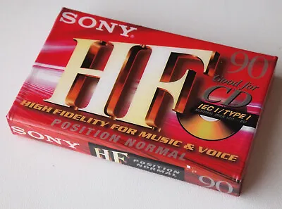 Sony Hf C90 Normal Position Iec 1/type 1 Blank Audio Cassette New Sealed • £3.79