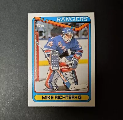 1990 Topps NHL Mike Richter #330 New York Rangers Rookie RC  • $1.50