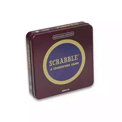 Scrabble Boardgame Nostalgia Edition In Collectible Tin • $31.44