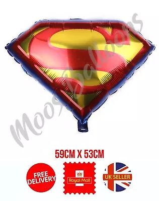 Superman Superhero Marvel Avengers Birthday Balloon Decoration - UK Seller • £2.47