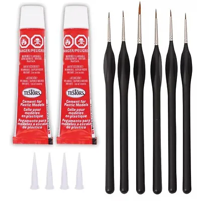 Testors Cement Plastic Model Glue Adhesive 2-Pack 6 Fine Detail Miniatures... • $17.99