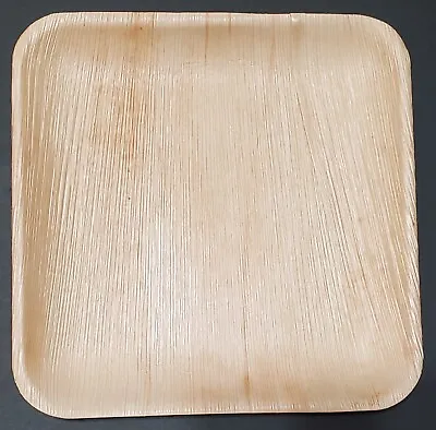 10 Qty 10  X 10  Square Palm Leaf Plate- Biodegradable Compostable Dinnerware • $7.50