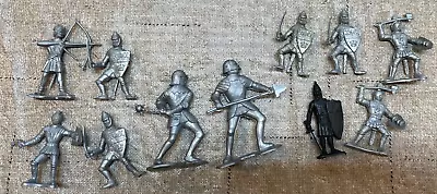 Vintage Marx 3  Medieval Knights Figures Toy Lot • $19.90