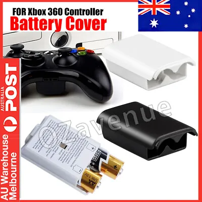 Xbox 360 Controller Battery Cover Pack Holder Black White • $6.59