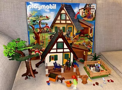 Playmobil - 4207 Farm And Country Life Forest Lodge  BOXED • £24.99