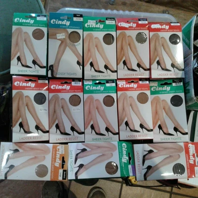 £2.50 • Buy Cindy Tights 10 15 Den Various Colours And Sizes