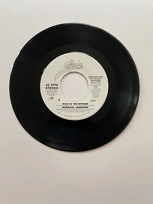 Michael Jackson –  Man In The Mirror  Vinyl 7  Single Promo King Of Pop 1988 • $8.99