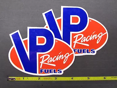 (Qty 2)  VP Racing FUELS  Original Drag Racing Stickers  NHRA U.S. NATIONALS • $5.95