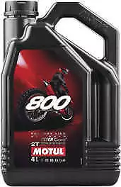 Motul 800 Off-Road Synthetic 2T Motor Oil 4 Liter 4 Liters 837141 104039 82-2083 • $79.28