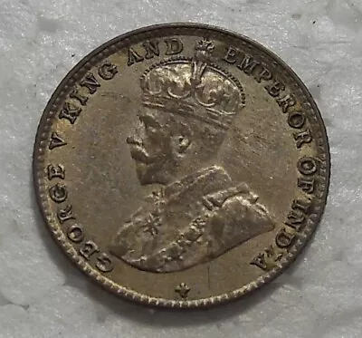 1919 Straits Settlements 5 Cents Silver Coin Vf • $6.99