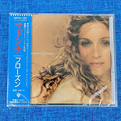 MADONNA SEALED FROZEN JAPAN CD (CRACK) W PROMO OBI First Edt 1998 Ray Of Light • $75