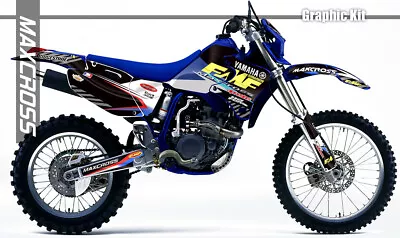 Yamaha Wr250f Wr400f Wr426f Yz400f Yz426f Yz250f Maxcross Graphics Full Kit Fm1 • $243.57