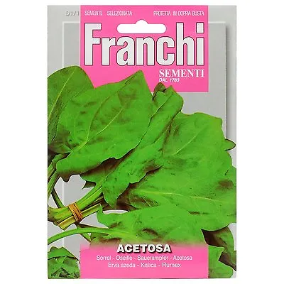 £2.89 • Buy Franchi Seeds Sorrel Rumex Acetosa Seed