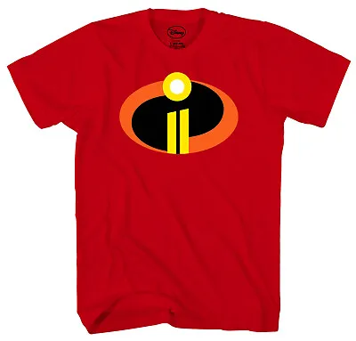 Disney Incredibles 2 Logo Men's Red T-Shirt New • $13.99
