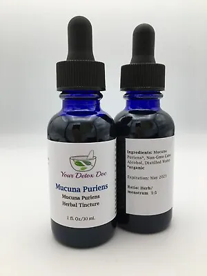 Your Detox Doc Mucuna Pruriens Herbal Tincture - 1oz & 2oz - #MP010423 • $26