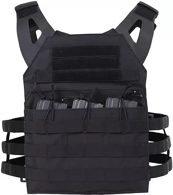 Tactical Plate Carrier Vest - Lightweight Military Army MOLLE Mag Assault System • $63.99