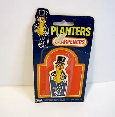 Vintage 1983 PLANTERS PEANUTS Pencil Sharpener MR. PEANUT • $8.99