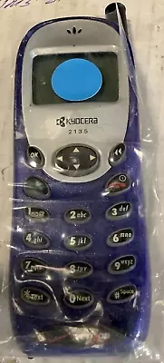 Kyocera 2135 Verizon Wireless BLUE Basic Cell Phone 2G CDMA Grade C • $18.95