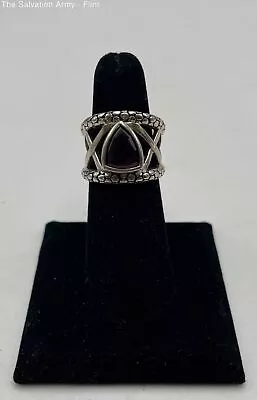 Michael Dawkins Sterling Silver Sz 6.5 Ring With Garnet • $21.50