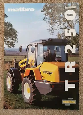 Matbro Tr250-110 Telehandler Sales Leaflet  • £2.99