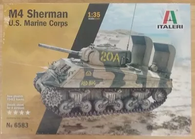 Italeri  1/35 M4A2 Sherman US Marines Corps # 6583 SEALED • $39