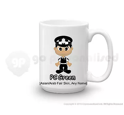 £11.99 • Buy Personalised Gift Large Police Mug Cup Cop PC Policeman Officer Hero Present #13