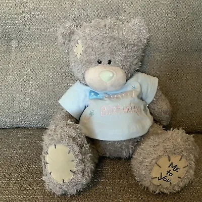 Me To You Bear Happy Birthday Tatty Teddy 12 “Grey Plush NEW With Tags • £15.99