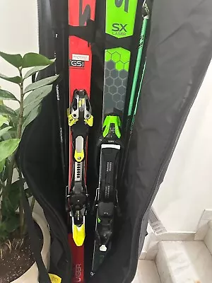 170cm Skis With Adjustable Bindings • $1500