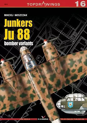 Kagero Top Drawings 16: Junkers Ju 88 (Bomber Variants) 7016C • $34.99