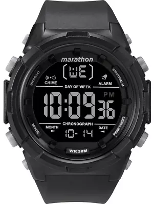 Timex Marathon Digital 50mm Resin Strap Watch TW5M22300 • $14.99