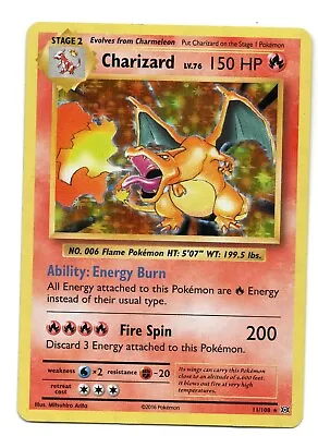 $47.43 • Buy Charizard - XY Evolutions Set - 11/108 - Holo - Pokemon Card - Moderately Played